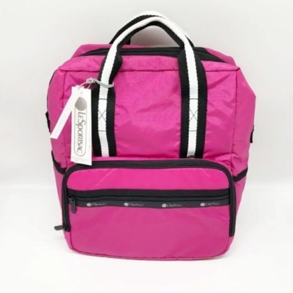 LESPORTSAC Madison Hot Pink Baby Bag Backpack